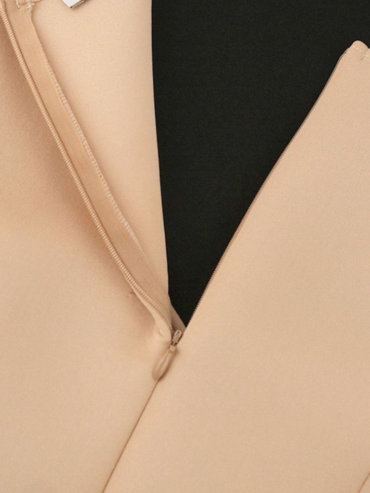 Ovanknä Falbala Cap Sleeve Pullover Fritidsklänning i A-linje