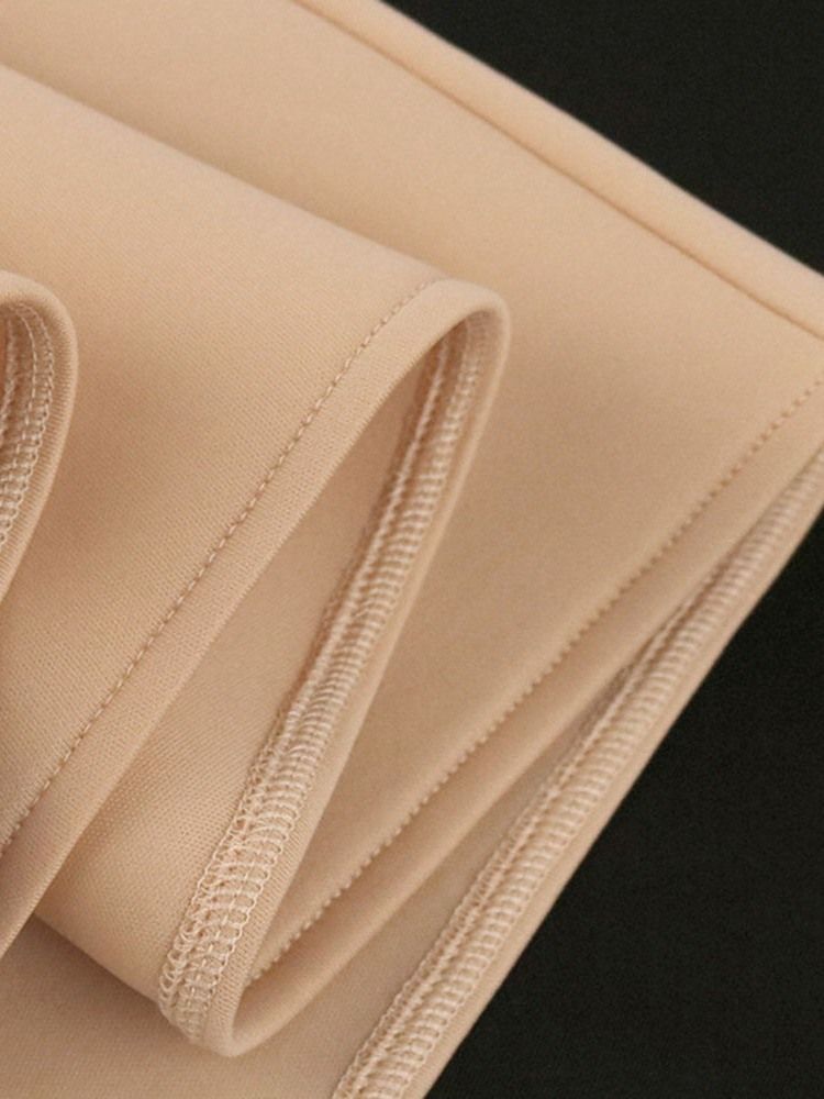 Ovanknä Falbala Cap Sleeve Pullover Fritidsklänning i A-linje