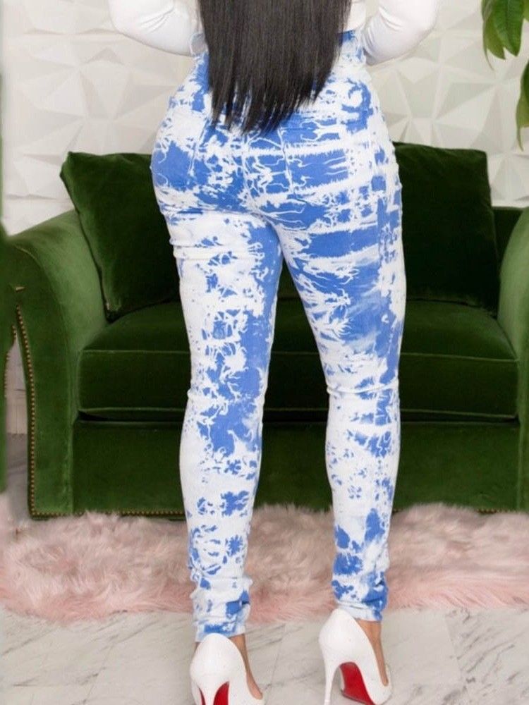 Slim Pencil Pants Hellängd Dambyxor