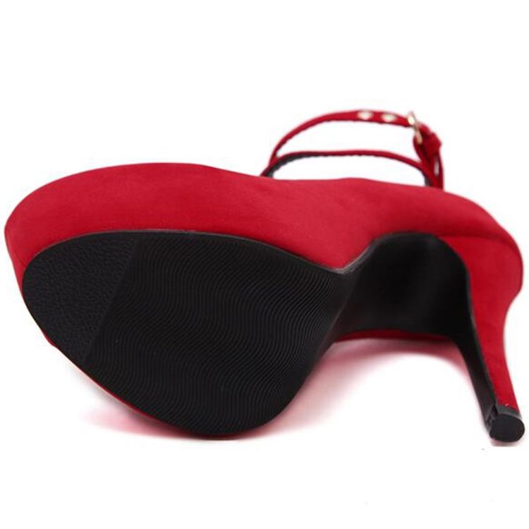 Alla Match Ol Cross Strap Platform Prom Skor