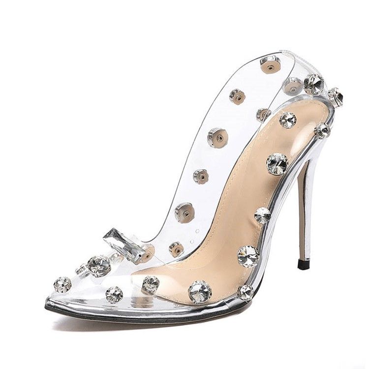 Stilettklack Slip-On Tråd Bankett Pumps