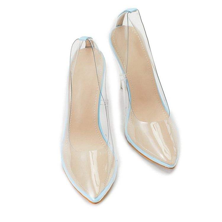 Stilettklack Spetsad Tå Slip-On Damer Med Ultrahög Klack (≥8 Cm) Tunna Skor