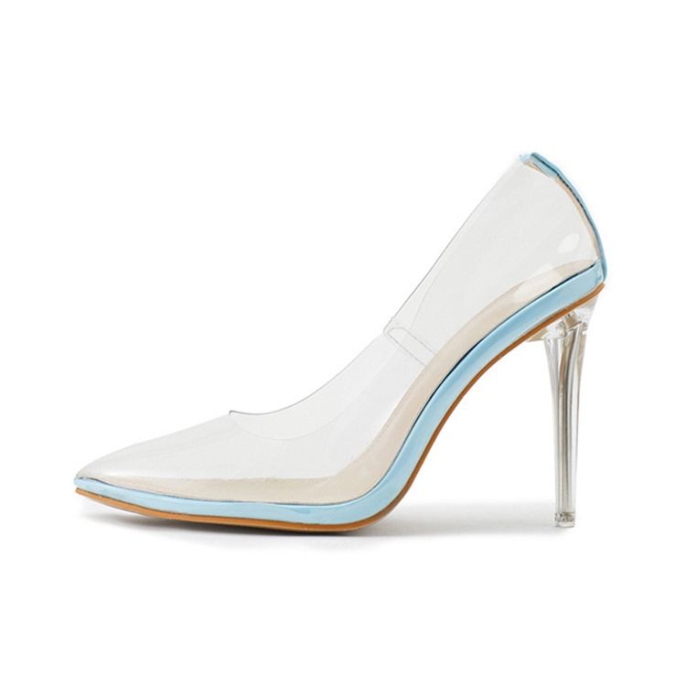 Stilettklack Spetsad Tå Slip-On Damer Med Ultrahög Klack (≥8 Cm) Tunna Skor