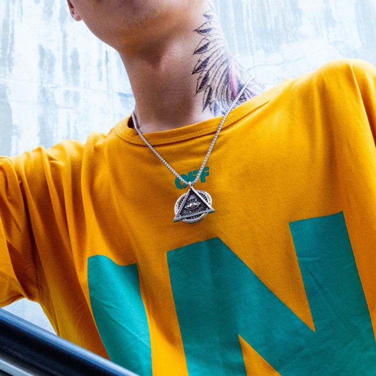 Geometriska Hängsmycke Öga Manliga Halsband