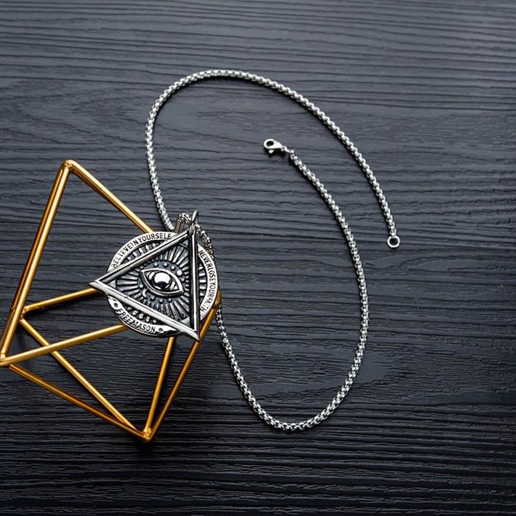 Geometriska Hängsmycke Öga Manliga Halsband