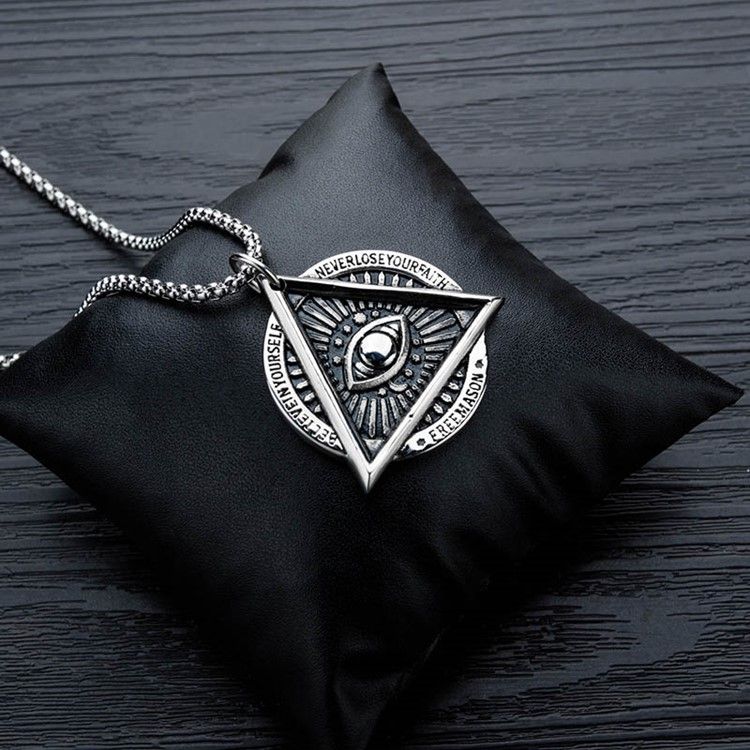 Geometriska Hängsmycke Öga Manliga Halsband