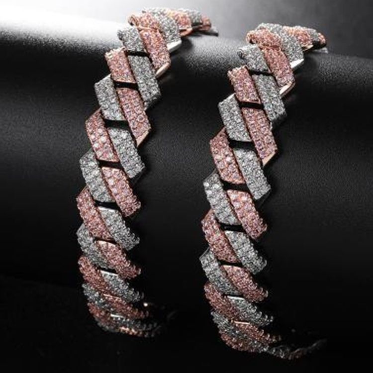 Kubansk Länkkedja Vintage Gradient Unisex Halsband