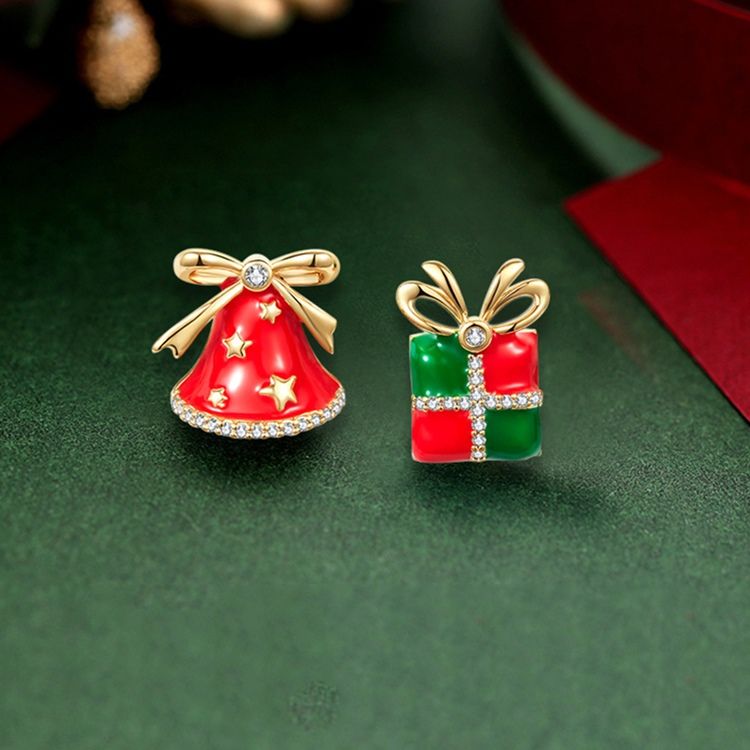 Color Block Alloy Gift Örhängen