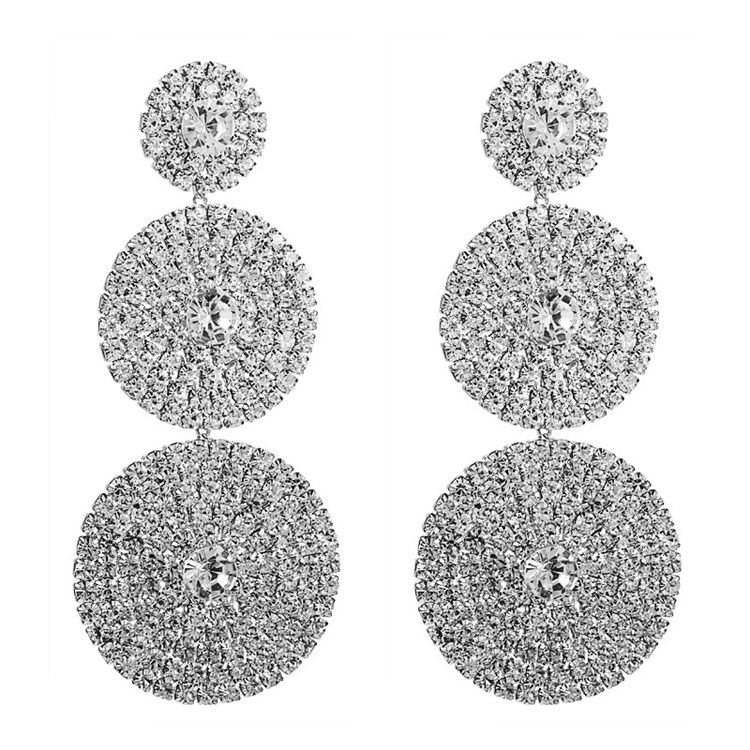 Diamante Alloy Prom Örhängen För Kvinnor
