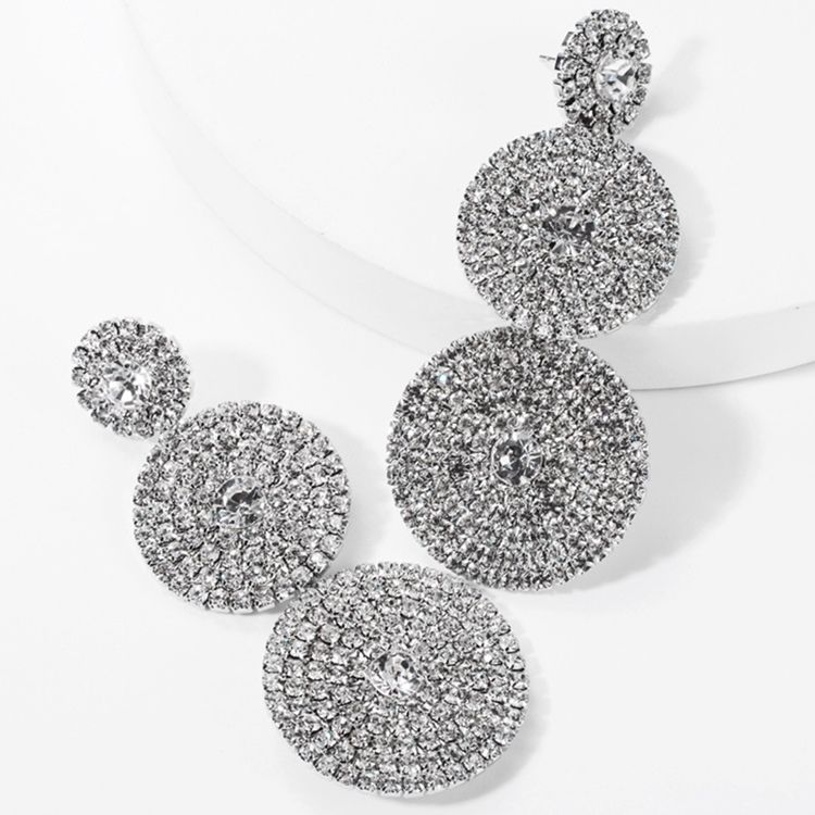 Diamante Alloy Prom Örhängen För Kvinnor