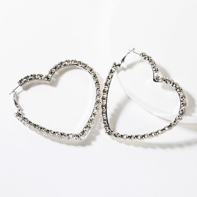 Diamante Hjärtformade Festörhängen