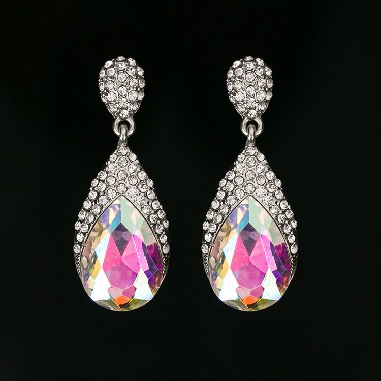 Diamante Rhinestone Prom Örhängen