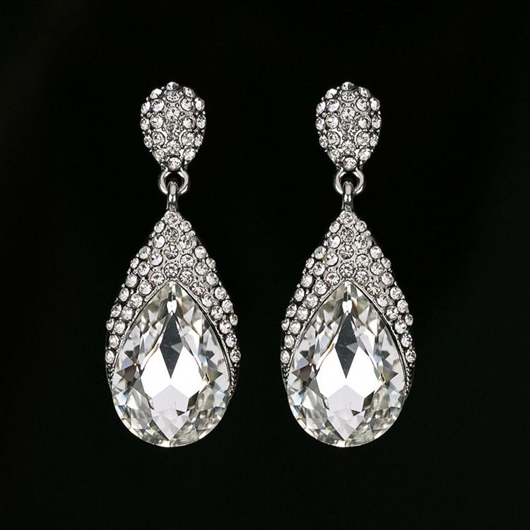 Diamante Rhinestone Prom Örhängen