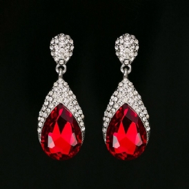 Diamante Rhinestone Prom Örhängen