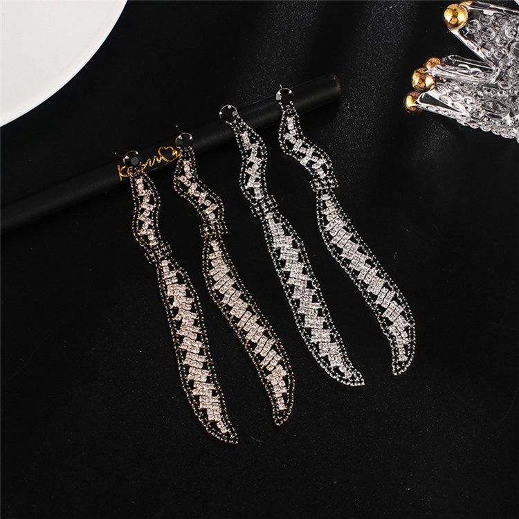 Diamante Rhinestone Romantiska Balörhängen