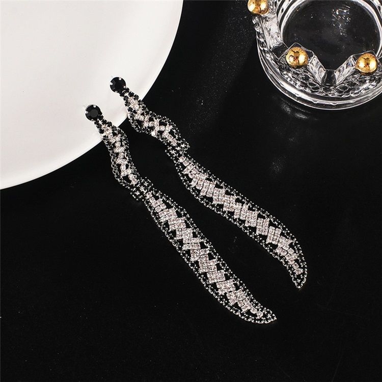 Diamante Rhinestone Romantiska Balörhängen