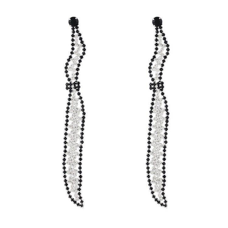 Diamante Rhinestone Romantiska Balörhängen