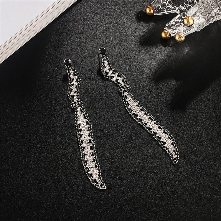 Diamante Rhinestone Romantiska Balörhängen