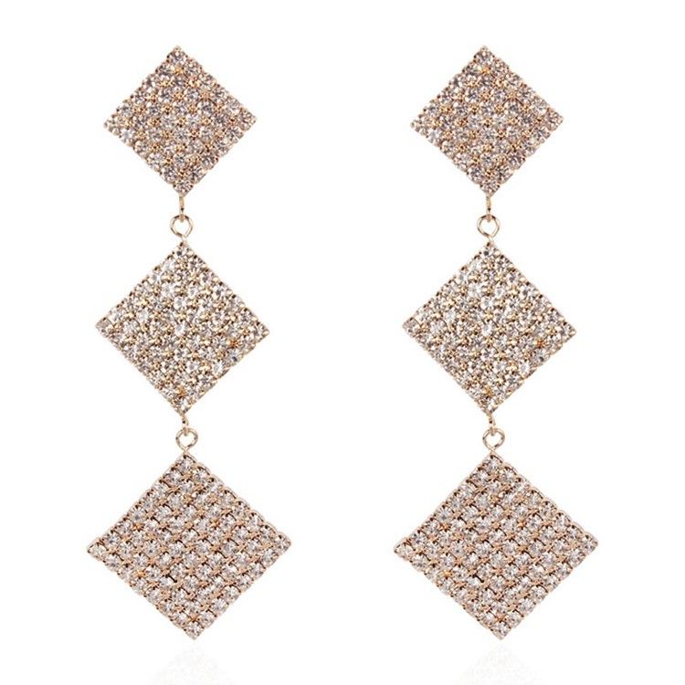 Diamante Rhombus Örhängen