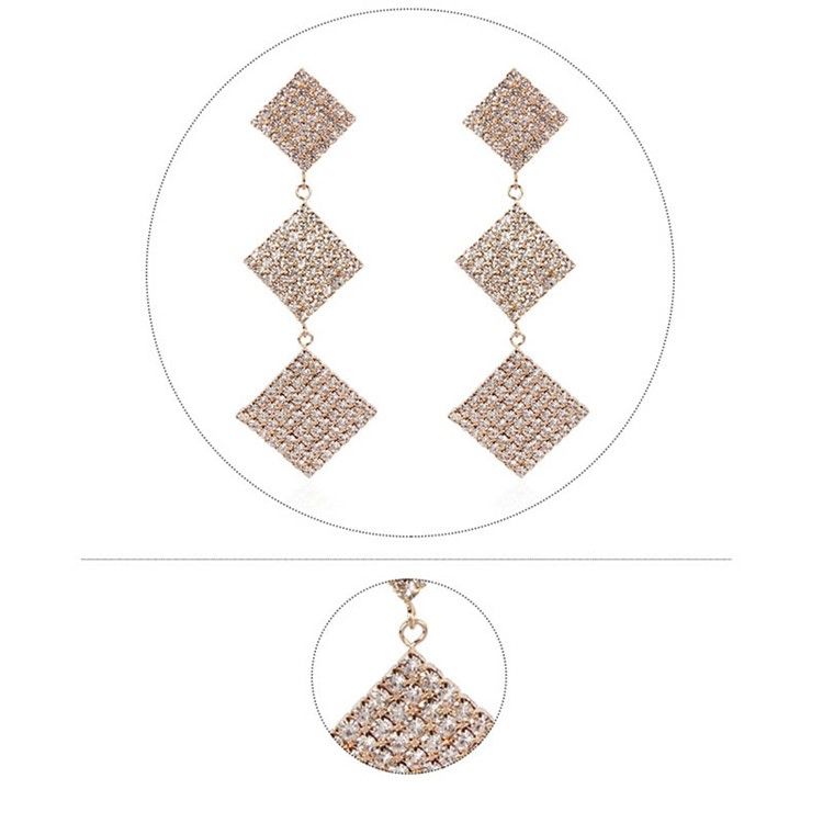 Diamante Rhombus Örhängen