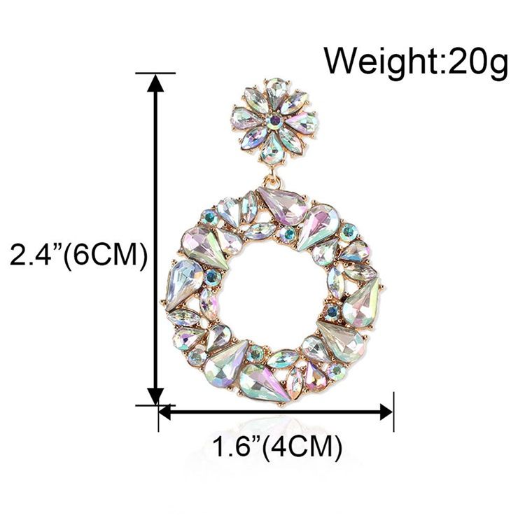Koreanska Geometriska Bal Örhängen