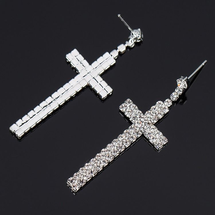 Rhinestone Diamante Romantiska Festbal Örhängen