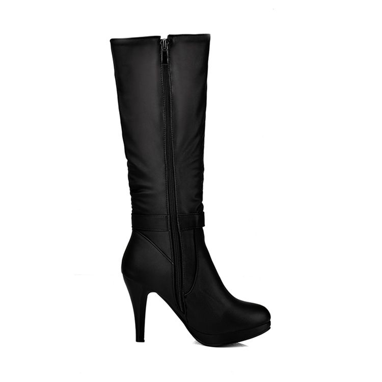 Härliga Bowknot Knee High Stövlar Boots