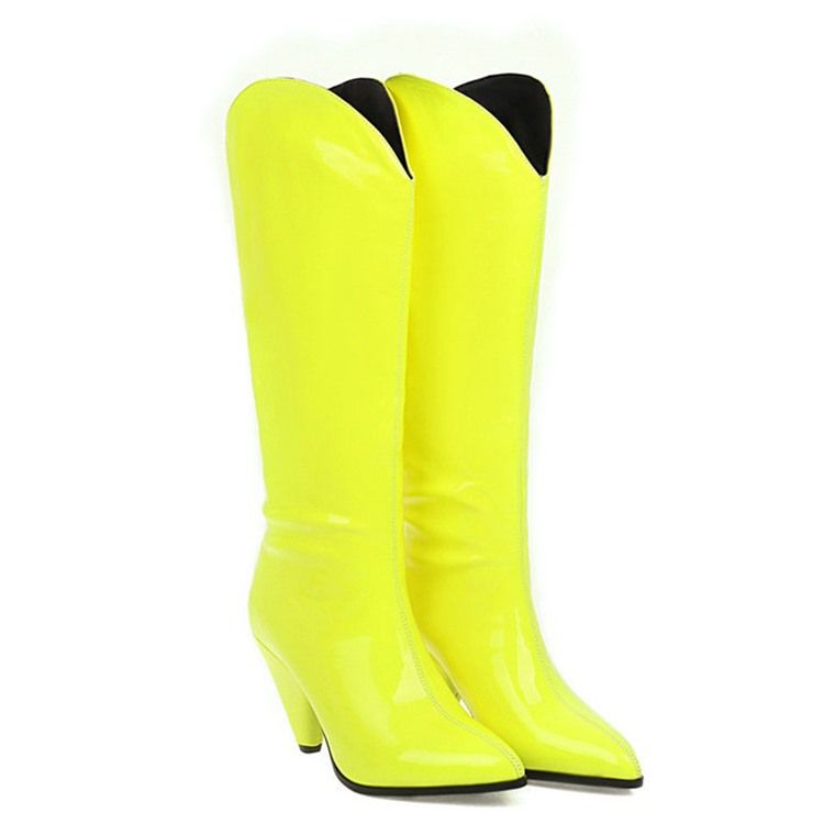 Slip-On Sweet Stövlar Boots Med Spetsad Tå Med Kona