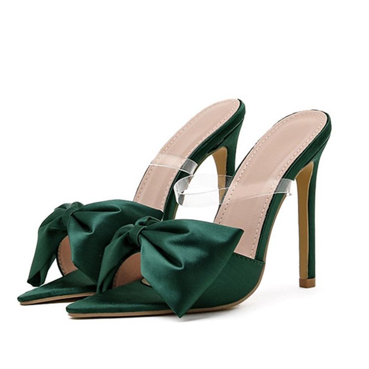 Bow Slip-On Flip Flop Vanliga Tofflor