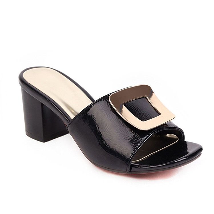 Chunky Flip Flop Slip-On Sommartofflor
