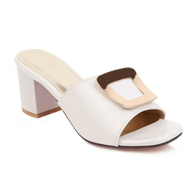 Chunky Flip Flop Slip-On Sommartofflor