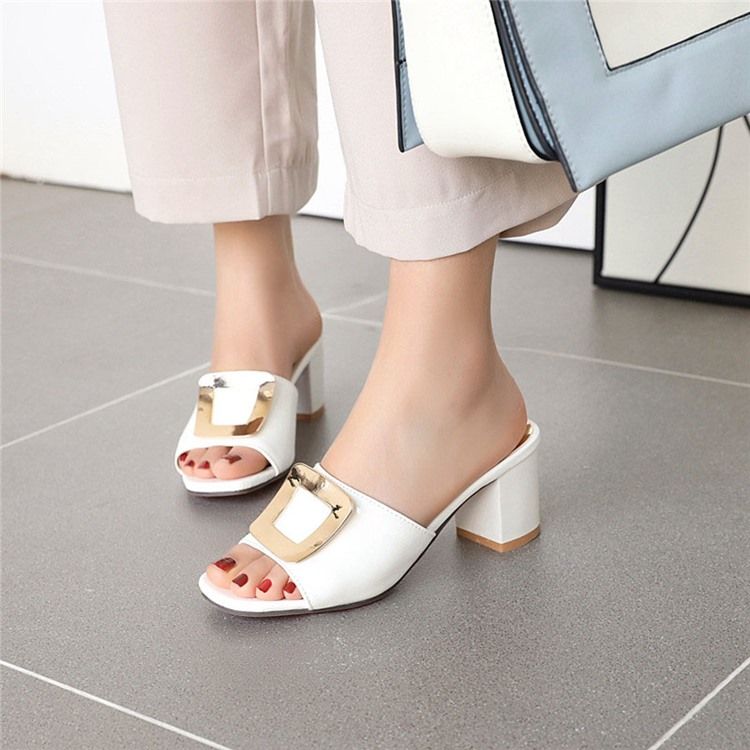 Chunky Flip Flop Slip-On Sommartofflor