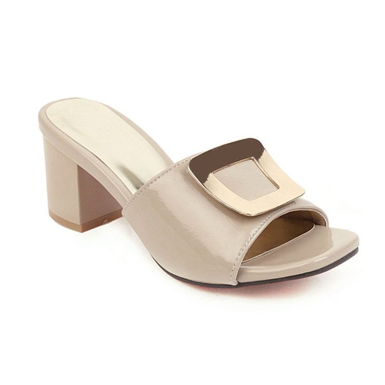 Chunky Flip Flop Slip-On Sommartofflor
