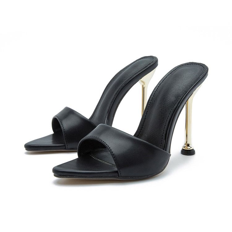 Flip Flop Stilettklack Slip-On Västerländska Damtofflor