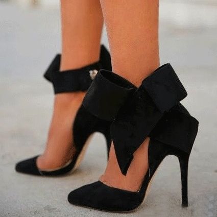 Mode Stiletto Plattform Högklackade Sandaler Med Stor Bowknot
