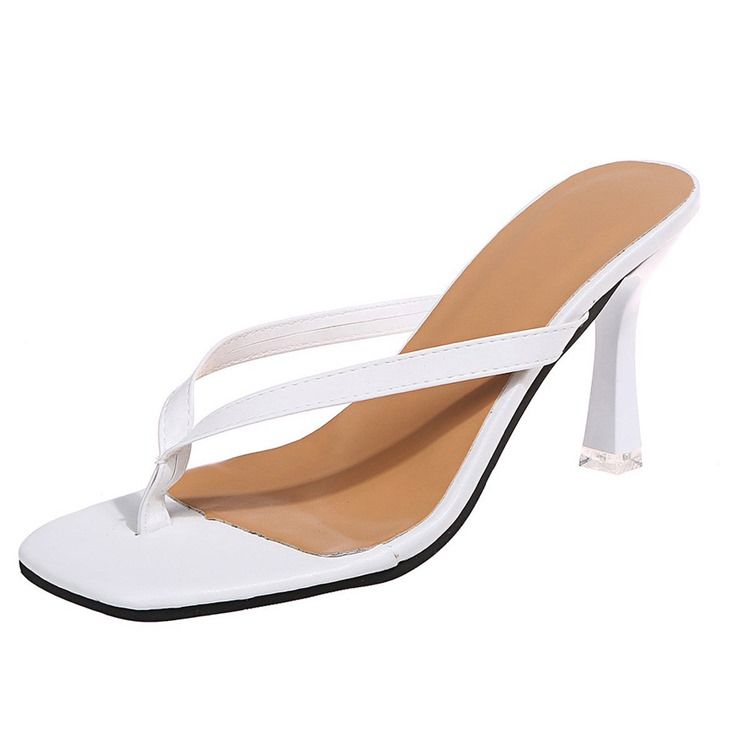 Slip-On Koreanska Damtofflor Med Stilettklack