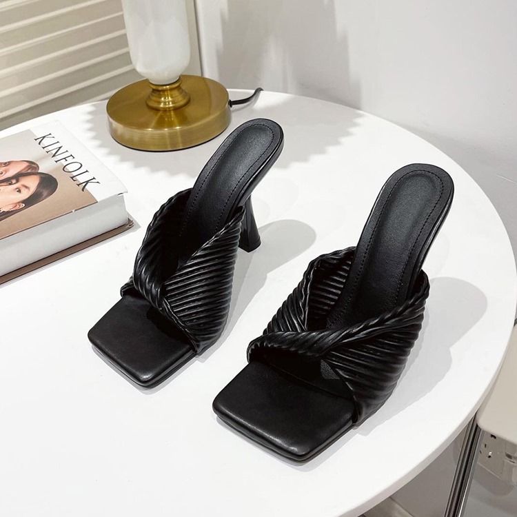 Slip-On Stilettklack Flip Flop Västerländska Tofflor