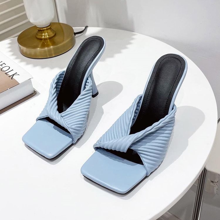 Slip-On Stilettklack Flip Flop Västerländska Tofflor