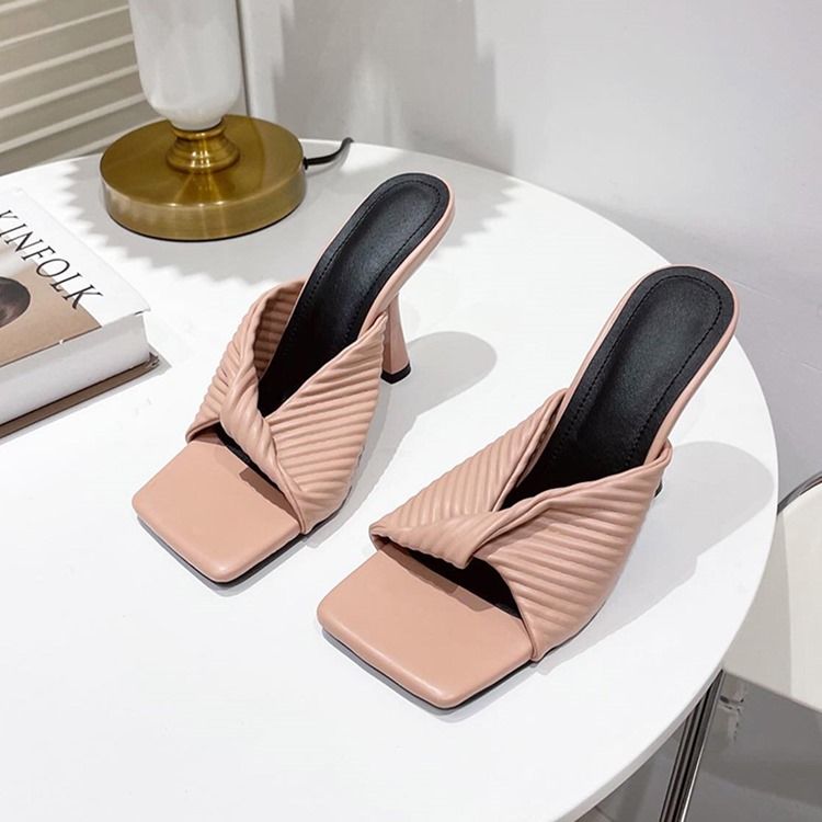Slip-On Stilettklack Flip Flop Västerländska Tofflor