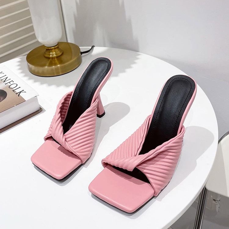 Slip-On Stilettklack Flip Flop Västerländska Tofflor