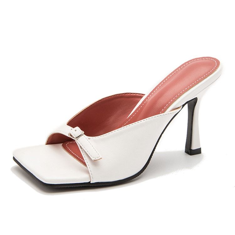 Spänne Slip-On Toe Ring Professionella Damtofflor