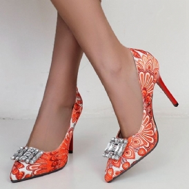 Spisspetsad Stilettklack Slip-On 10 Cm Tunna Skor