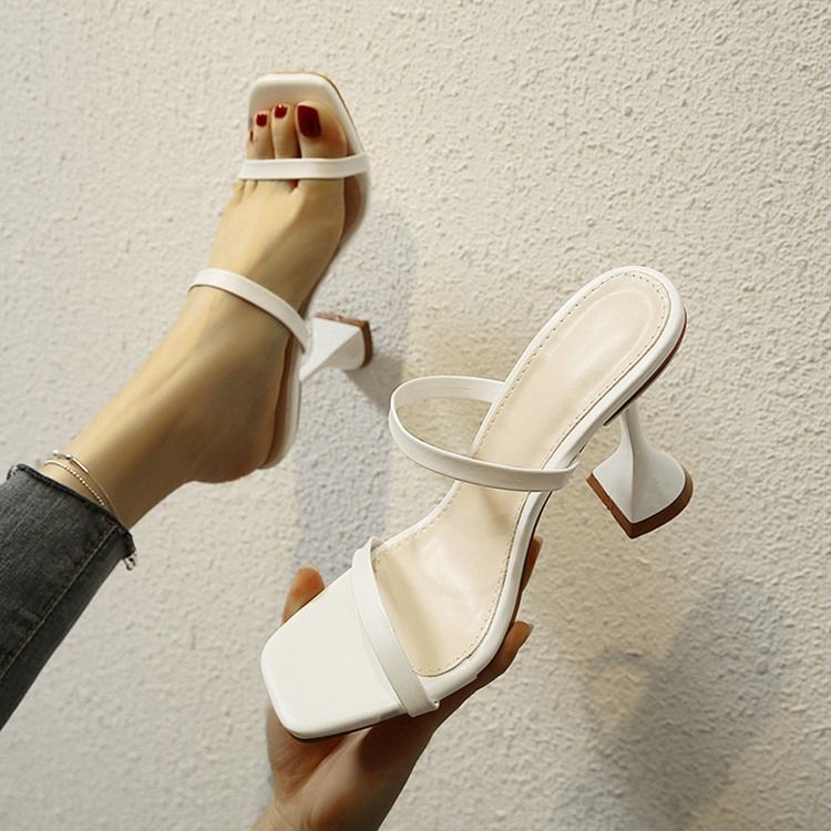 Spool Heel Slip-On Toe Ring Western Tofflor