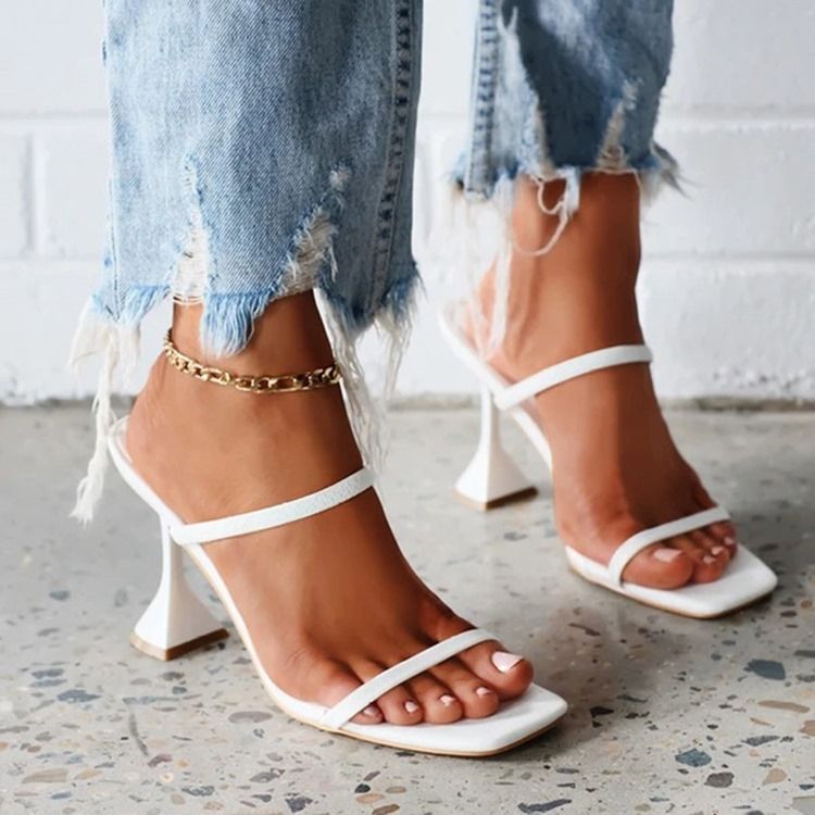 Spool Heel Slip-On Toe Ring Western Tofflor