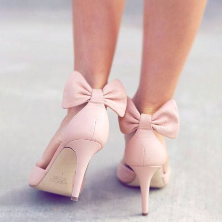 Sweet Back Bow Stilettklackar