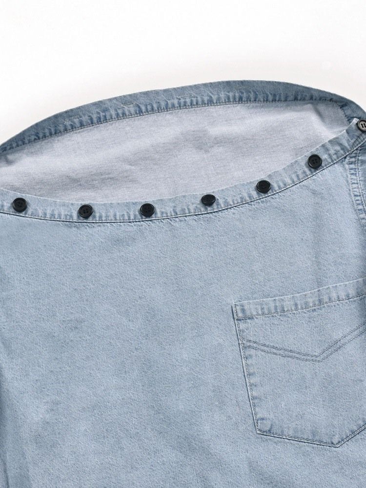 Off Shoulder Vanlig Asymmetrisk Långärmad Standardblus För Kvinnor