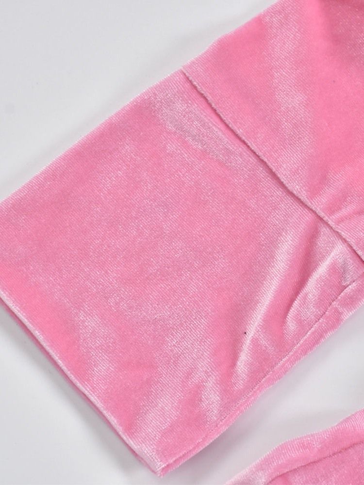 Patchwork Vanlig V-Ringad Standard Långärmad Blus För Kvinnor