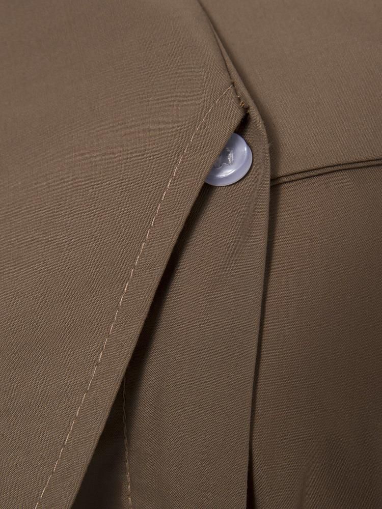 Smal Asymmetrisk Slät Blus