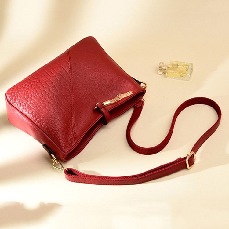 Alligator Embossing Pu Rektangel Crossbody-Väskor För Kvinnor
