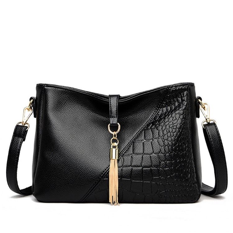 Alligator Embossing Pu Rektangel Crossbody-Väskor För Kvinnor